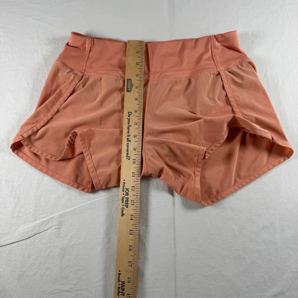 Free Fly Women's Size‎ Small Peach Bamboo Lined Athletic Shorts